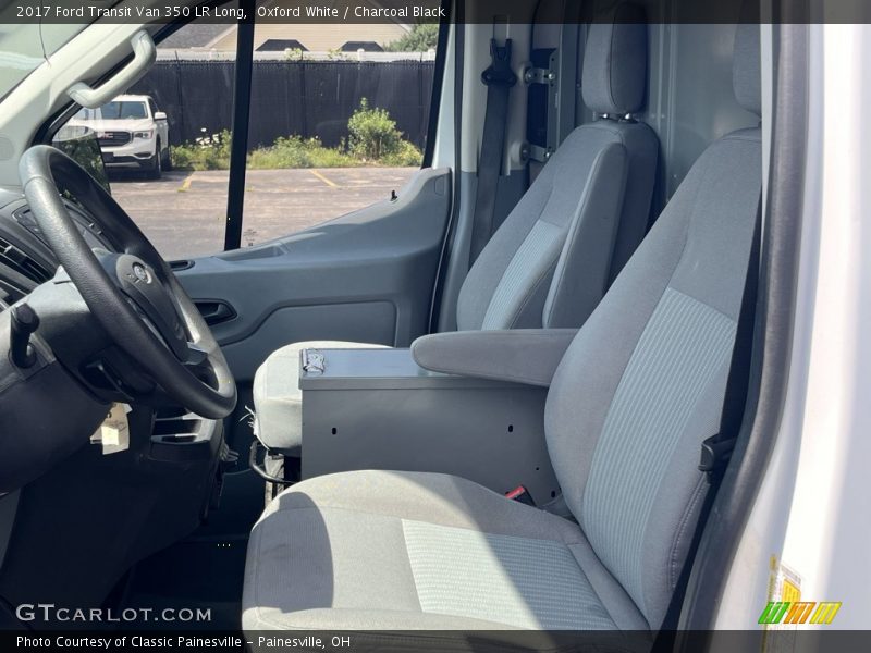 Front Seat of 2017 Transit Van 350 LR Long