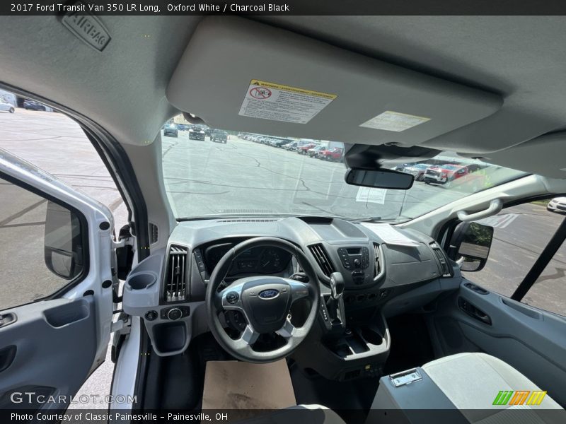 Oxford White / Charcoal Black 2017 Ford Transit Van 350 LR Long