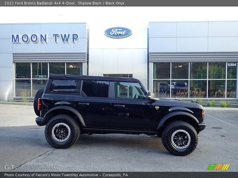 Shadow Black / Black Onyx 2022 Ford Bronco Badlands 4x4 4-Door