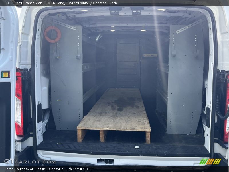 Oxford White / Charcoal Black 2017 Ford Transit Van 350 LR Long