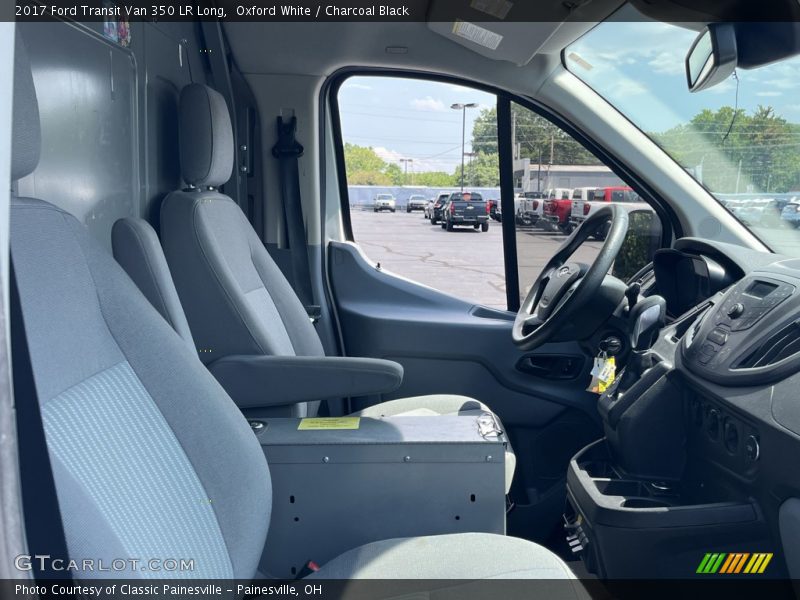 Oxford White / Charcoal Black 2017 Ford Transit Van 350 LR Long