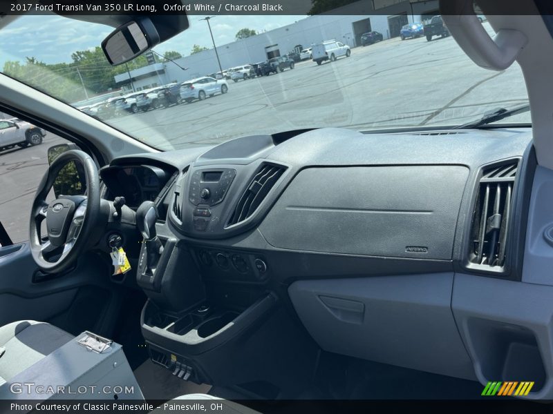 Oxford White / Charcoal Black 2017 Ford Transit Van 350 LR Long