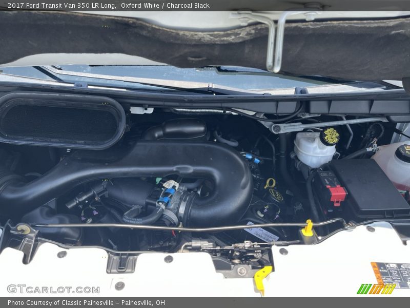 Oxford White / Charcoal Black 2017 Ford Transit Van 350 LR Long