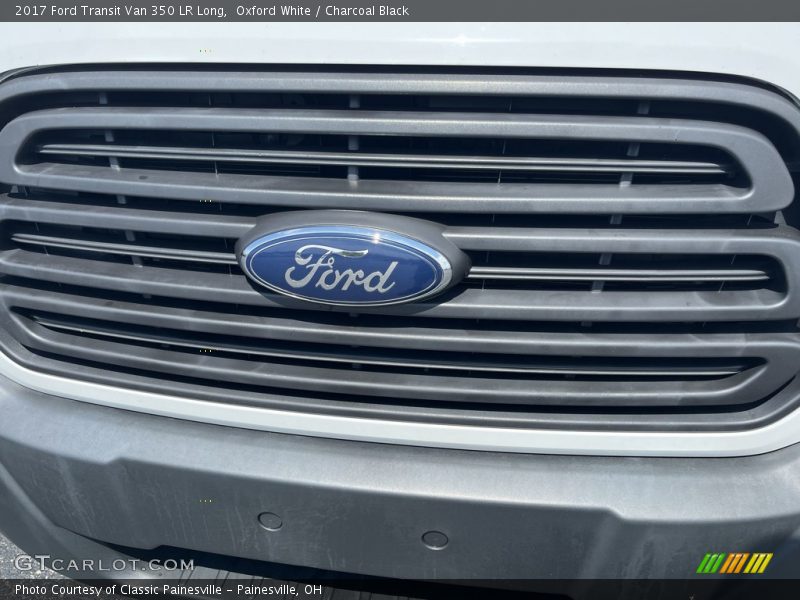 Oxford White / Charcoal Black 2017 Ford Transit Van 350 LR Long