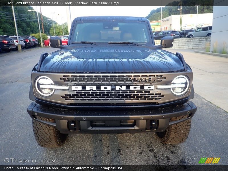 Shadow Black / Black Onyx 2022 Ford Bronco Badlands 4x4 4-Door