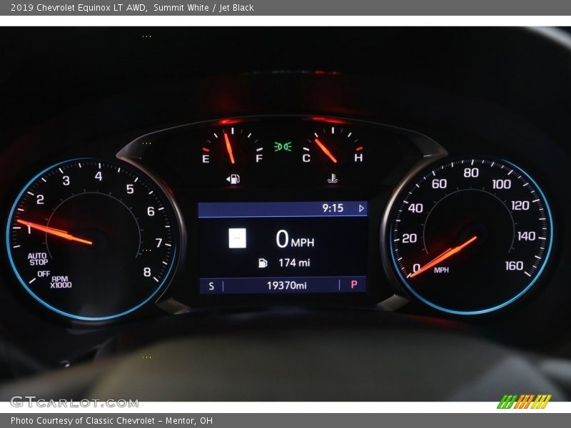 Summit White / Jet Black 2019 Chevrolet Equinox LT AWD