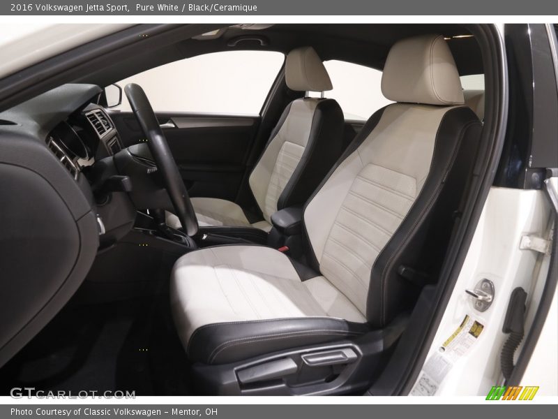 Front Seat of 2016 Jetta Sport