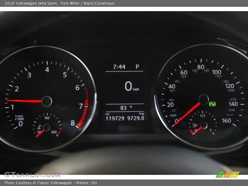  2016 Jetta Sport Sport Gauges