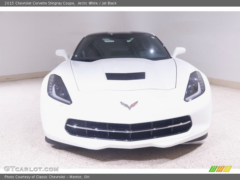 Arctic White / Jet Black 2015 Chevrolet Corvette Stingray Coupe