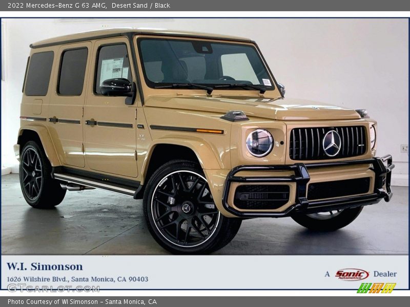 Desert Sand / Black 2022 Mercedes-Benz G 63 AMG