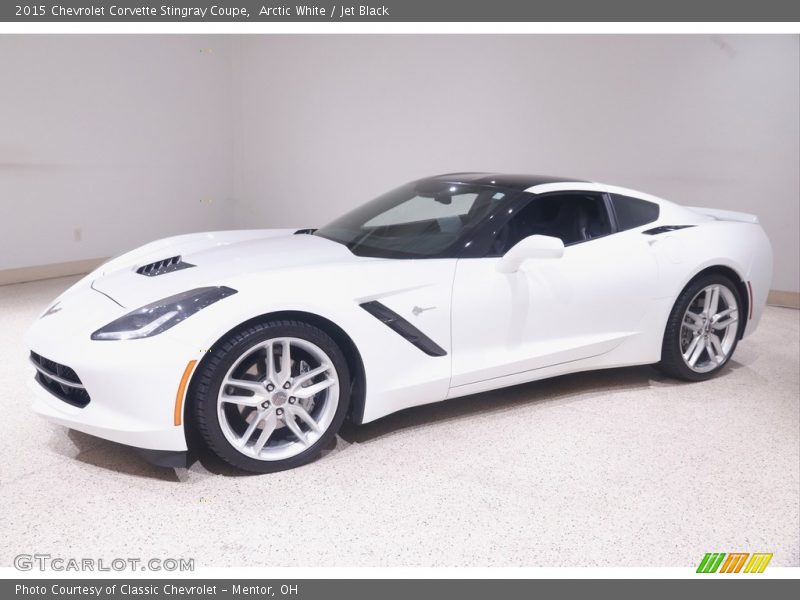 Arctic White / Jet Black 2015 Chevrolet Corvette Stingray Coupe