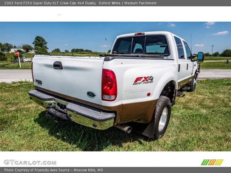 Oxford White / Medium Parchment 2003 Ford F350 Super Duty XLT Crew Cab 4x4 Dually