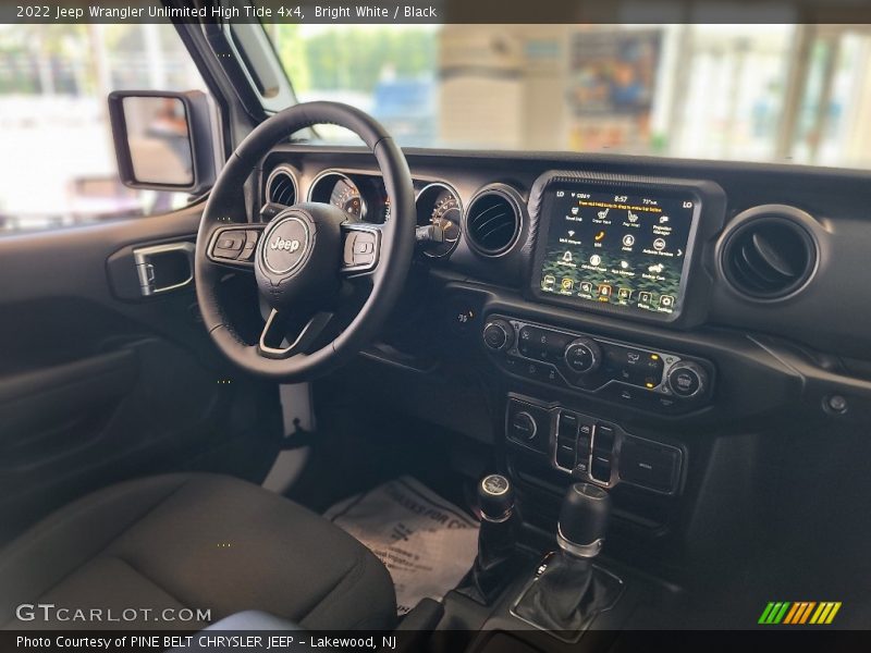 Front Seat of 2022 Wrangler Unlimited High Tide 4x4