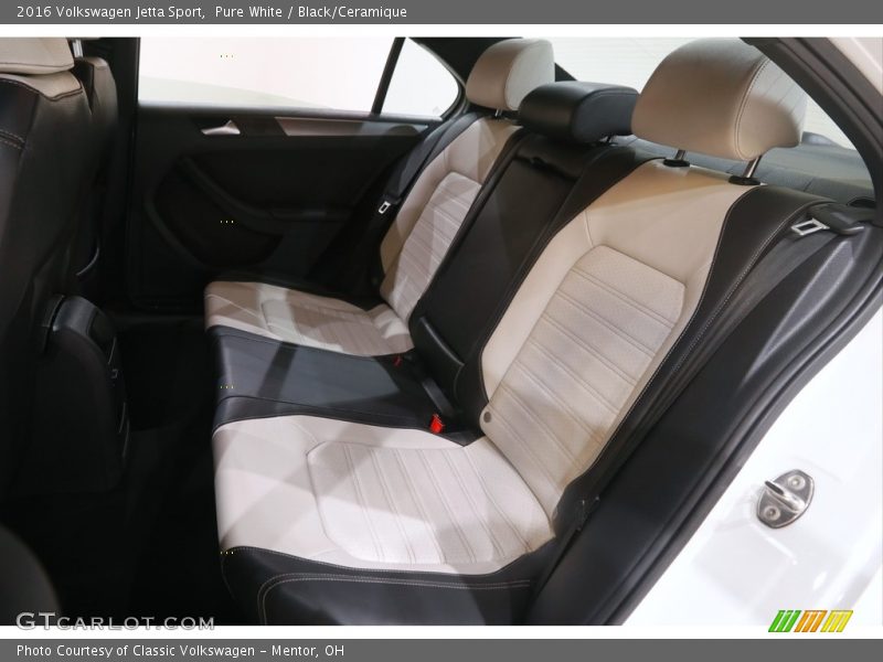 Rear Seat of 2016 Jetta Sport