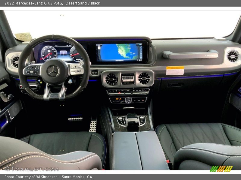 Dashboard of 2022 G 63 AMG