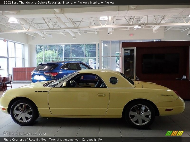 Inspiration Yellow / Inspiration Yellow 2002 Ford Thunderbird Deluxe Roadster