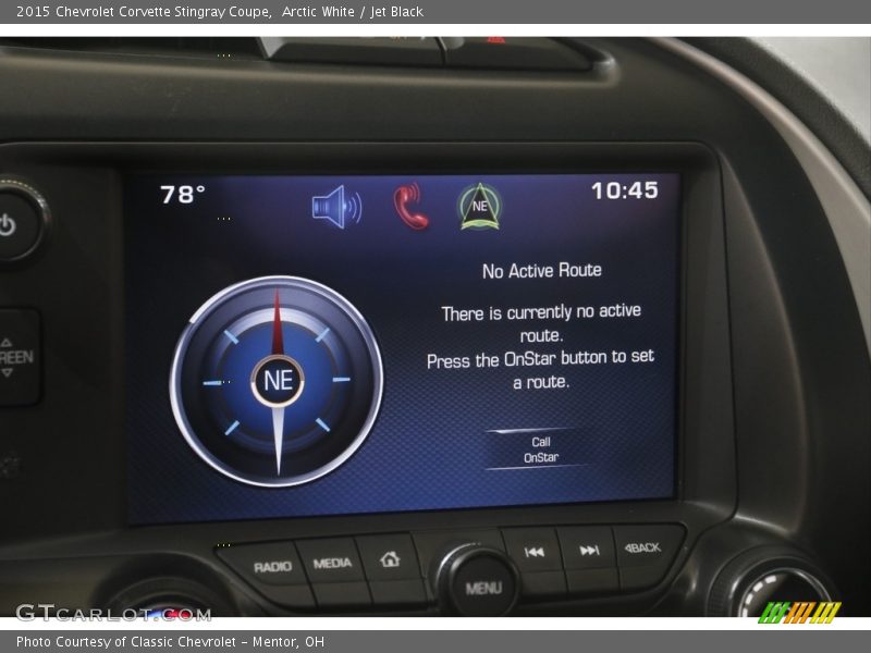 Arctic White / Jet Black 2015 Chevrolet Corvette Stingray Coupe
