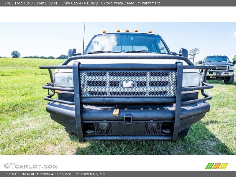 Oxford White / Medium Parchment 2003 Ford F350 Super Duty XLT Crew Cab 4x4 Dually