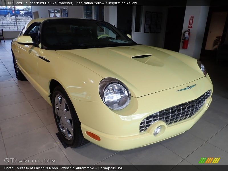 Inspiration Yellow / Inspiration Yellow 2002 Ford Thunderbird Deluxe Roadster