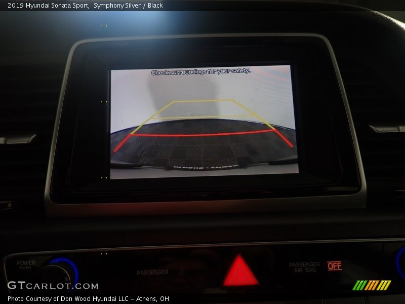 Symphony Silver / Black 2019 Hyundai Sonata Sport