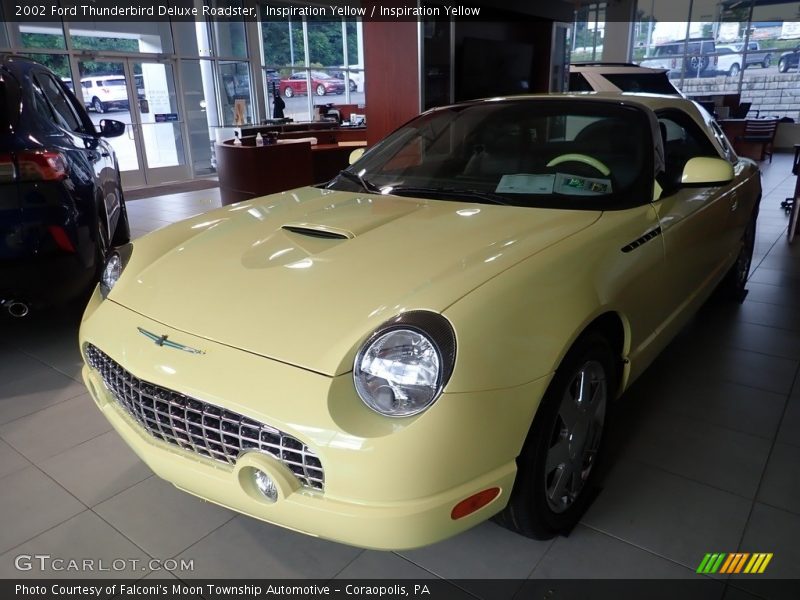 Inspiration Yellow / Inspiration Yellow 2002 Ford Thunderbird Deluxe Roadster