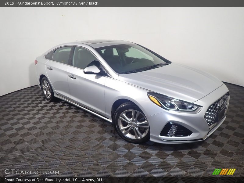 Symphony Silver / Black 2019 Hyundai Sonata Sport