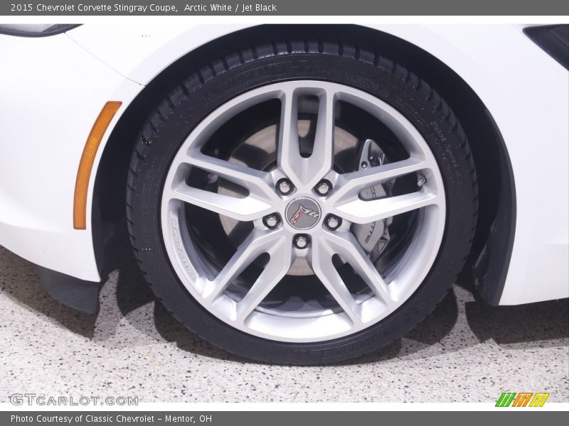 Arctic White / Jet Black 2015 Chevrolet Corvette Stingray Coupe