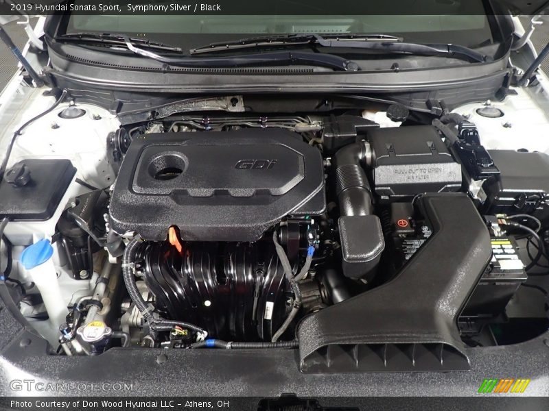 Symphony Silver / Black 2019 Hyundai Sonata Sport