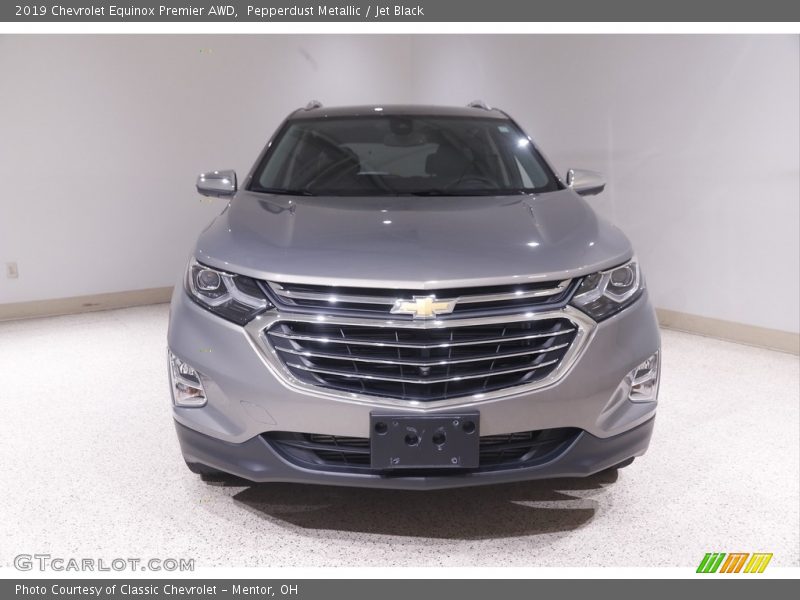 Pepperdust Metallic / Jet Black 2019 Chevrolet Equinox Premier AWD