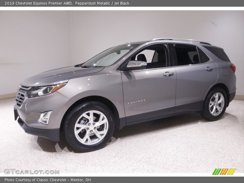 Pepperdust Metallic / Jet Black 2019 Chevrolet Equinox Premier AWD