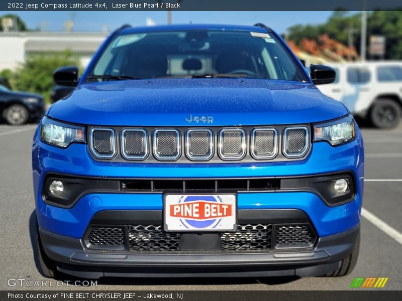 Laser Blue Pearl / Black 2022 Jeep Compass Latitude 4x4