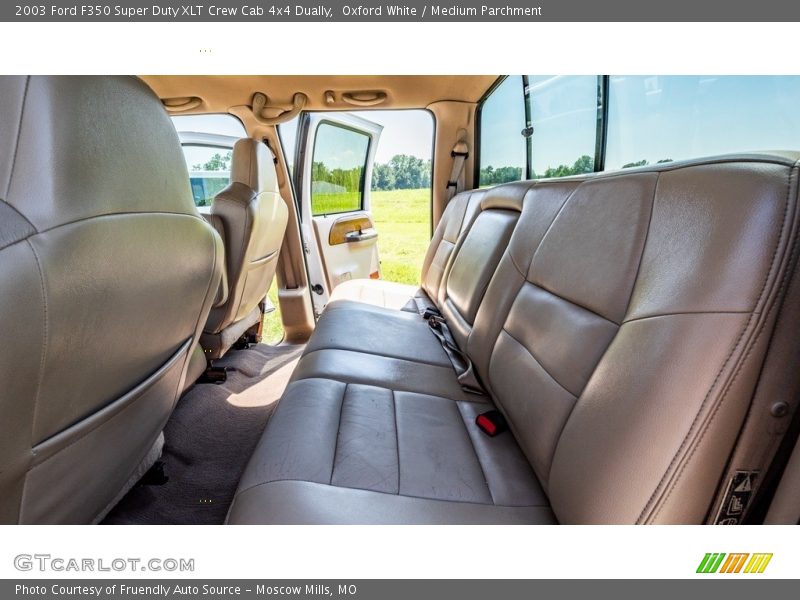Oxford White / Medium Parchment 2003 Ford F350 Super Duty XLT Crew Cab 4x4 Dually