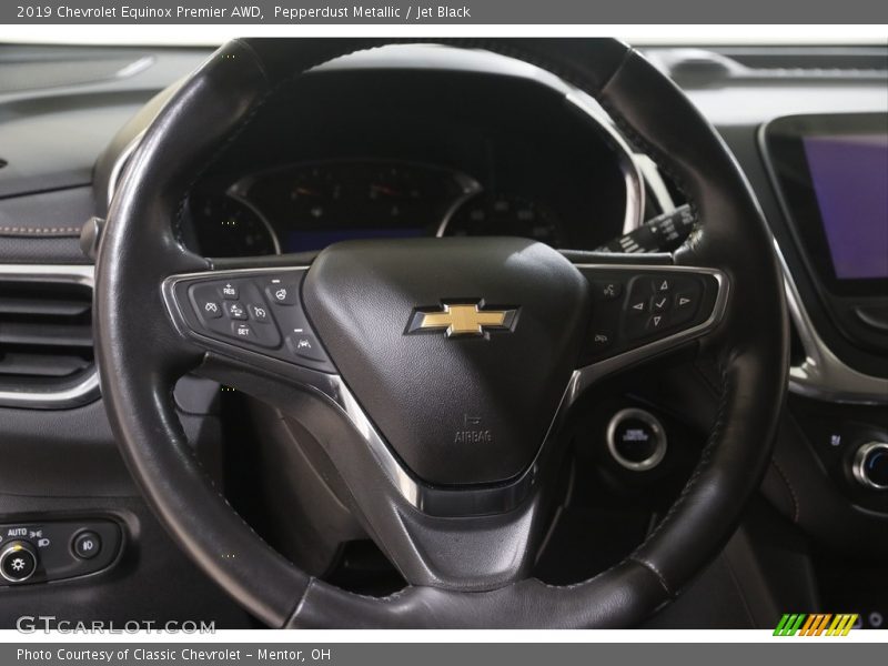 Pepperdust Metallic / Jet Black 2019 Chevrolet Equinox Premier AWD