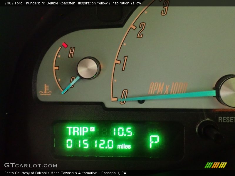 Inspiration Yellow / Inspiration Yellow 2002 Ford Thunderbird Deluxe Roadster