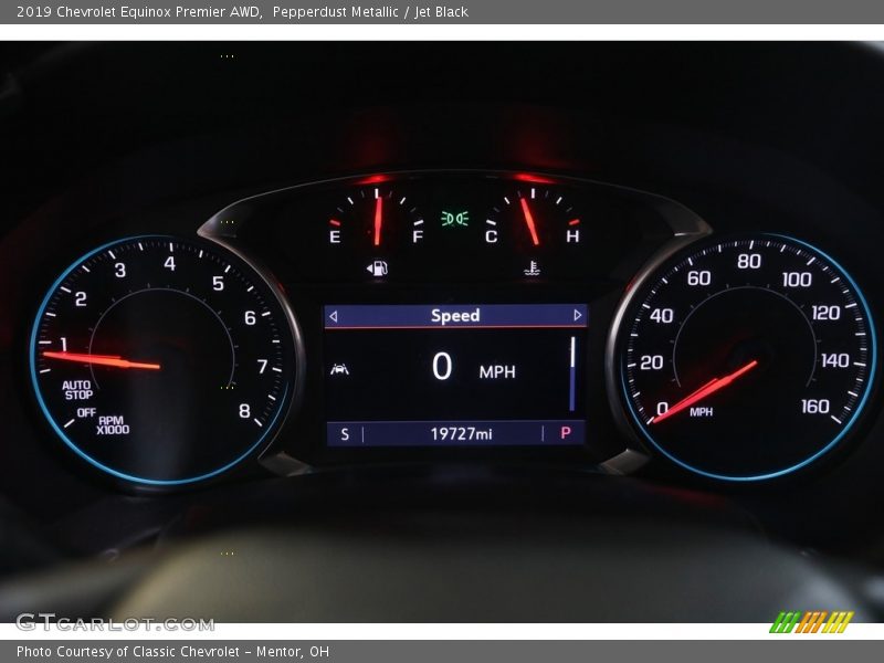 Pepperdust Metallic / Jet Black 2019 Chevrolet Equinox Premier AWD