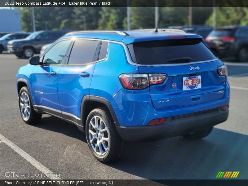 Laser Blue Pearl / Black 2022 Jeep Compass Latitude 4x4