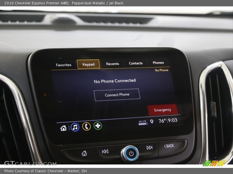 Pepperdust Metallic / Jet Black 2019 Chevrolet Equinox Premier AWD