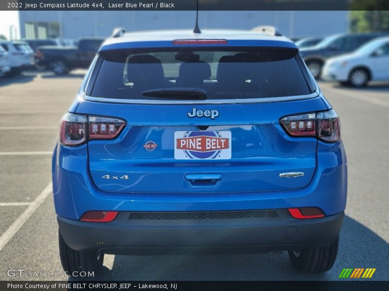Laser Blue Pearl / Black 2022 Jeep Compass Latitude 4x4