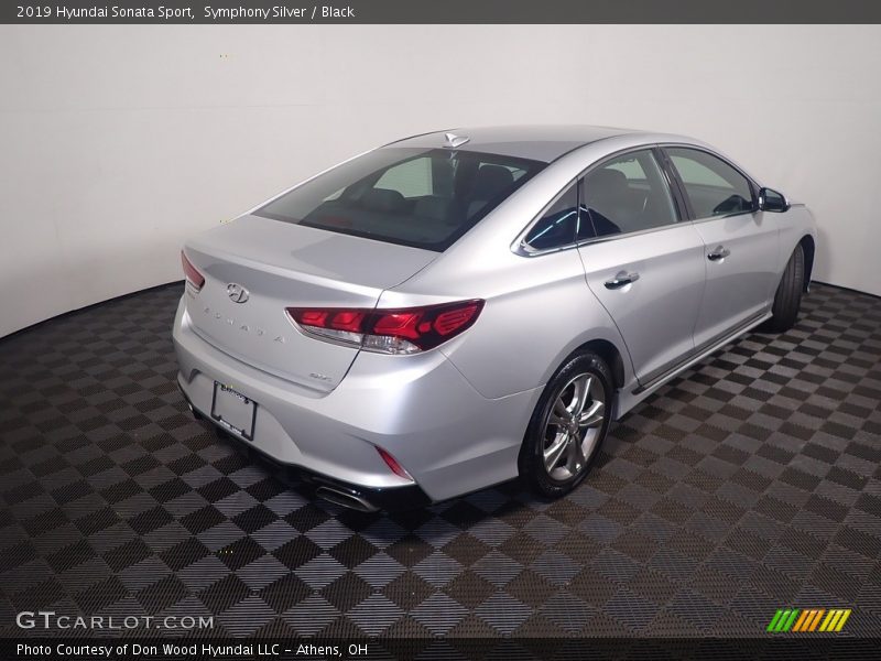 Symphony Silver / Black 2019 Hyundai Sonata Sport
