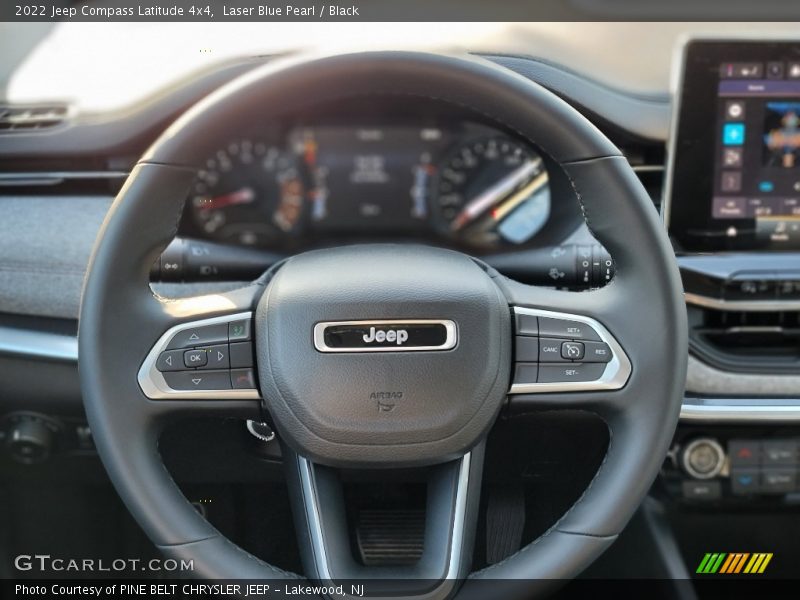 Laser Blue Pearl / Black 2022 Jeep Compass Latitude 4x4