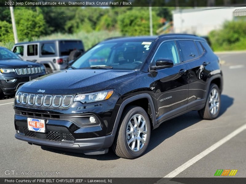 Diamond Black Crystal Pearl / Black 2022 Jeep Compass Latitude 4x4