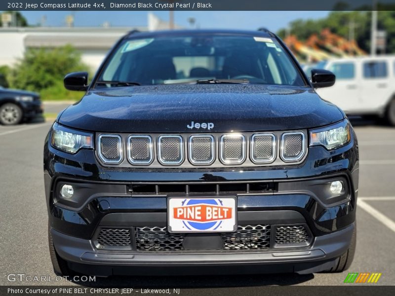 Diamond Black Crystal Pearl / Black 2022 Jeep Compass Latitude 4x4