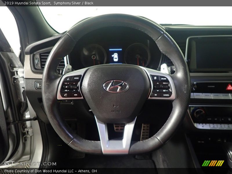 Symphony Silver / Black 2019 Hyundai Sonata Sport