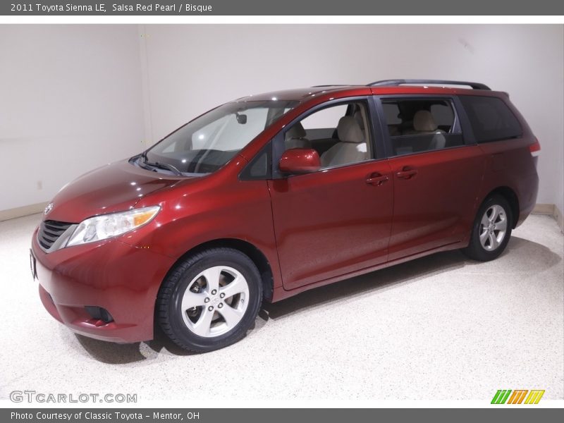 Salsa Red Pearl / Bisque 2011 Toyota Sienna LE