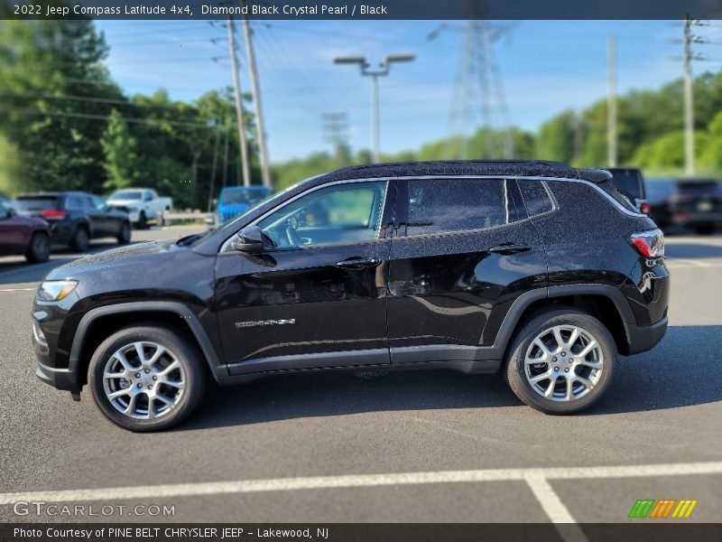 Diamond Black Crystal Pearl / Black 2022 Jeep Compass Latitude 4x4