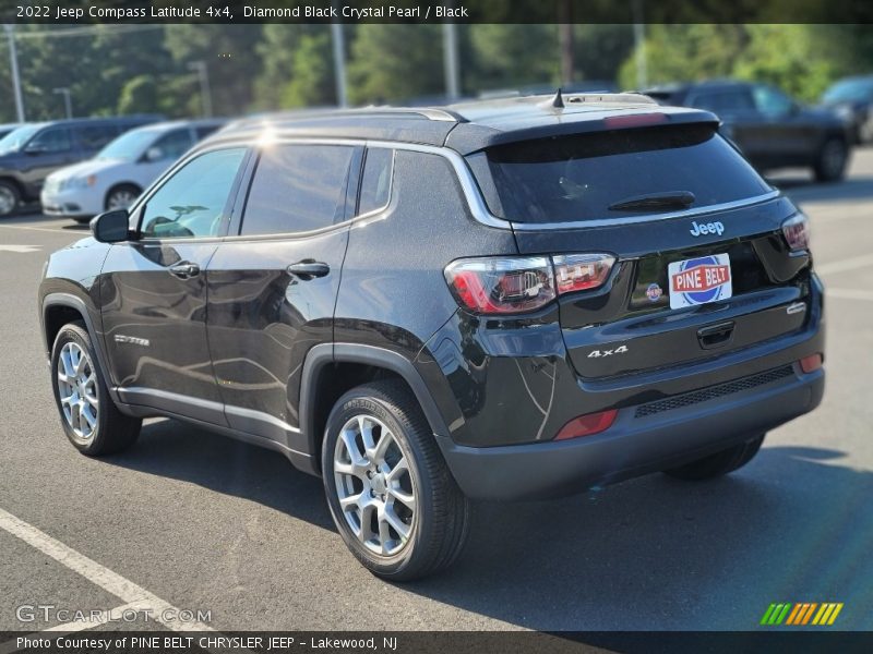 Diamond Black Crystal Pearl / Black 2022 Jeep Compass Latitude 4x4