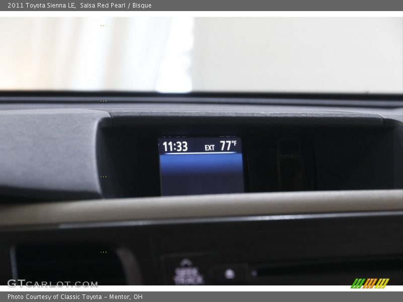 Salsa Red Pearl / Bisque 2011 Toyota Sienna LE