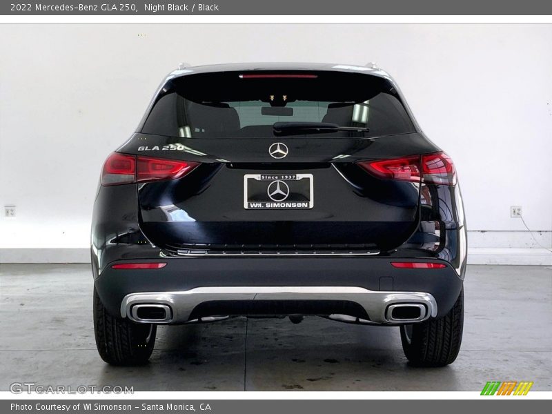 Night Black / Black 2022 Mercedes-Benz GLA 250