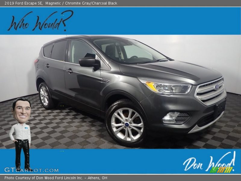 Magnetic / Chromite Gray/Charcoal Black 2019 Ford Escape SE