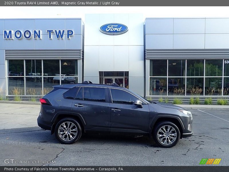 Magnetic Gray Metallic / Light Gray 2020 Toyota RAV4 Limited AWD